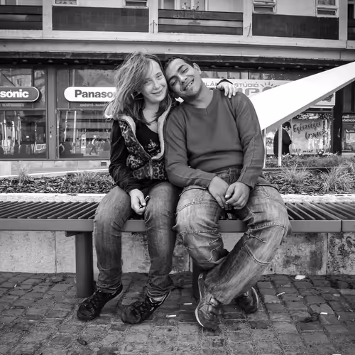 Budapest's couples - old