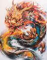 Dragon fire.