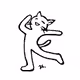 Happy Dancing Cat