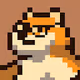 A pixel Shiba 'Cha'