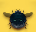 Death face bee - old
