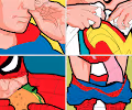 Secret Lives of Superheroes by Gregoire Guillemin - old