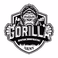 Angry Gorilla Monochromatic Army