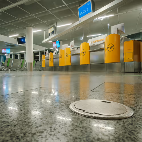 Emptiness - Frankfurt Airport - May 2020 by Christian Redermayer