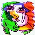 Overlapping of colors