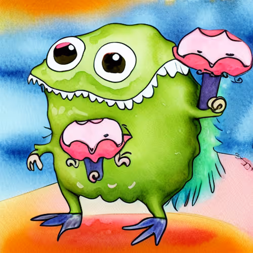 Strange creatures. AI Collection