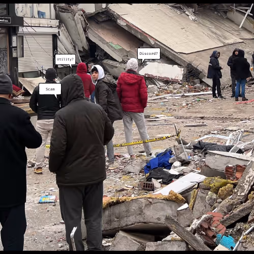 discord? utility? scam (syria relief)