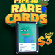 PEPE 3D RARE CARDS