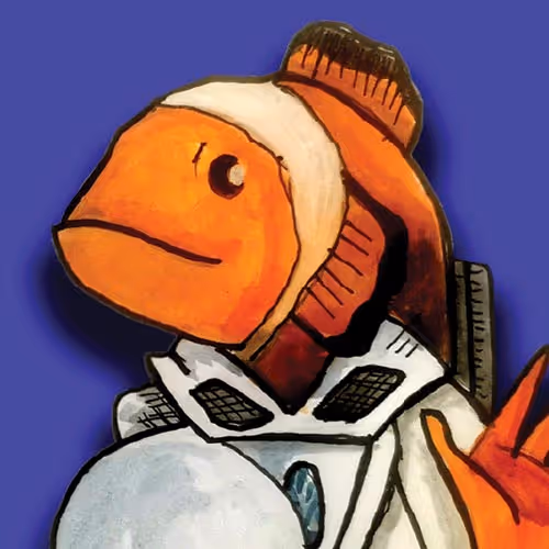 laboring fish