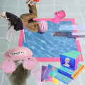 ostriwave = ostrich + vaporwave