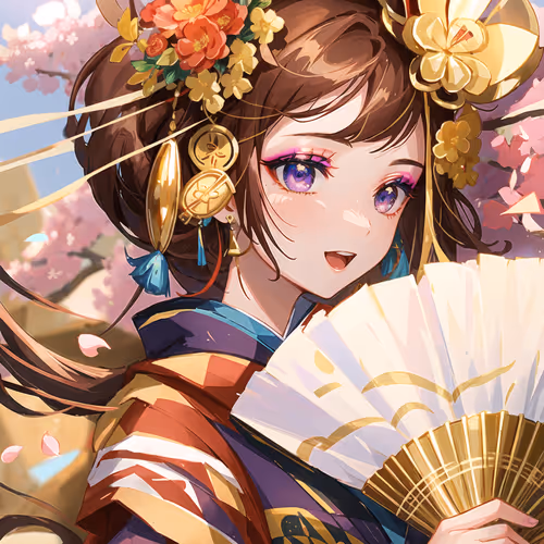 Kagura Yosakoi Girl[AI Fan-Art] by Fantasista