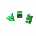 THREE GREEN FRIENDS