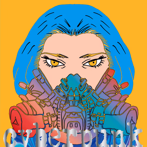 psychedelic cyber punk - old