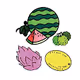 A complete collection of fruits