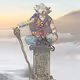 Master Goku in Repose