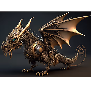 Exo-Dragon Mechanica: The Steampunk Collection