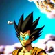 Dali's style Goku 3D