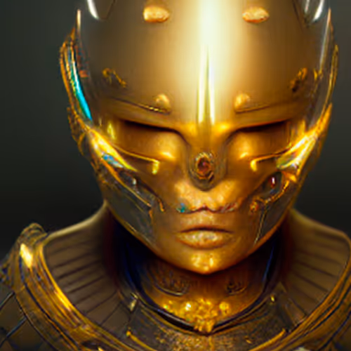 Gold Cosmic Warrior