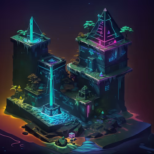 Neon Temple