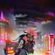 Cyber Anime Samurai