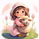 little mio and sheep