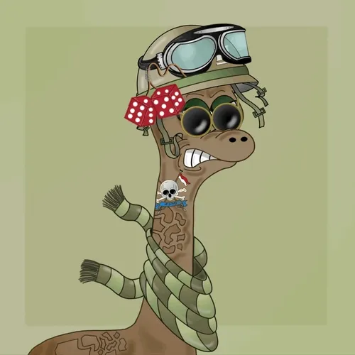 Giraffe with a Scarf - Troopers