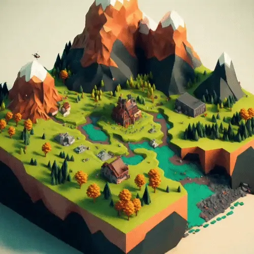 Isometrics 3d lands