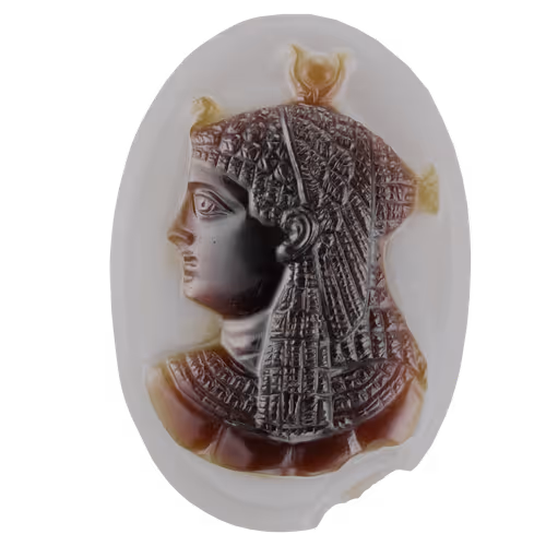 Cameo with Goddess Isis Bust