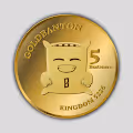 Goldbanton 5 Bantoners NFT Coin