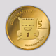 Goldbanton 5 Bantoners NFT Coin