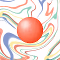 A round