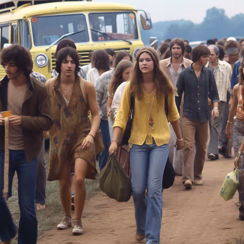 WOODSTOCK 1969 - Imagined by Me, Ai assisted