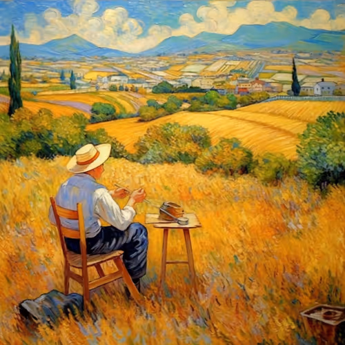 ai tribute to van gogh