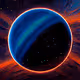 A Bright Blue Planet