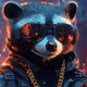 Raccoon Thug Life