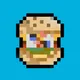 pixel art burger