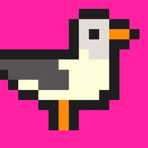 Pixel Seagull