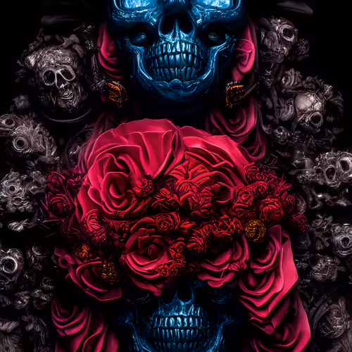 SKULLS - AI BY SKYDARTIST