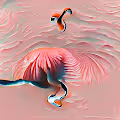 Space Flamingos