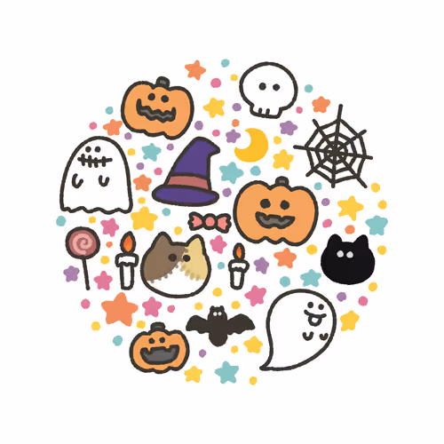 Assortment of seasonal illustrations - old