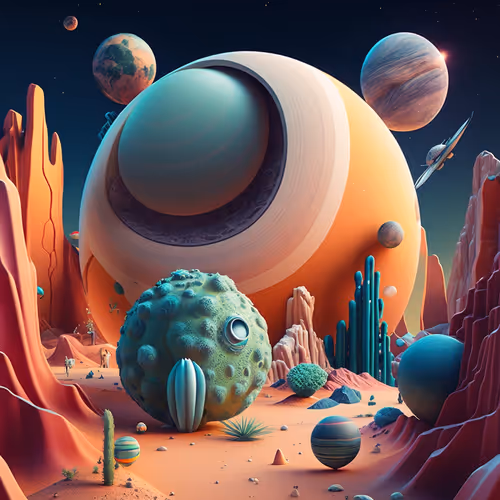 Fantasy Space Odyssey (Free Style NFT)