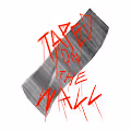 Taped on the wall - old