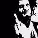 Middle Finger Stencil