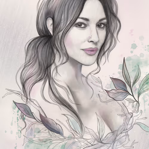 sketch and watercolor