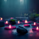 Neon Zen Garden