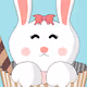 Cute animal in containers - old