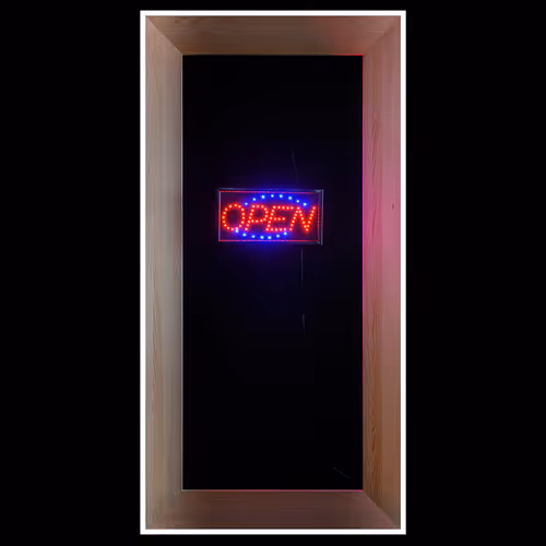 frameshots- open sign