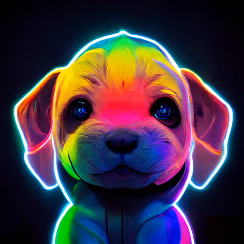 Rainbow Puppy Love