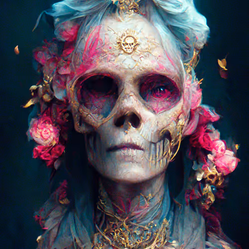 goddess of death, ai artwork