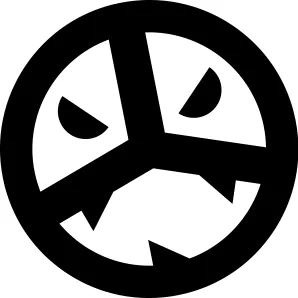 Peace with Teeth Black